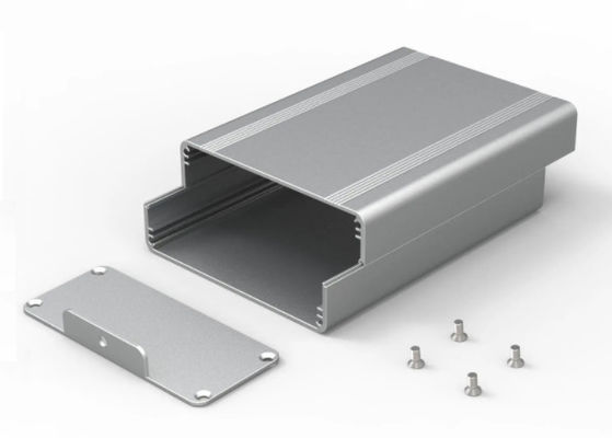 Solusi Bentuk Aluminium 6063 Disesuaikan Pcb Enclosure / Barrier Protective Housing