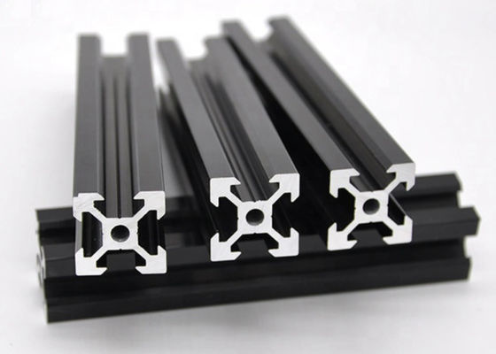 Profil Aluminium Konstruksi Jalur Perakitan OEM 6061