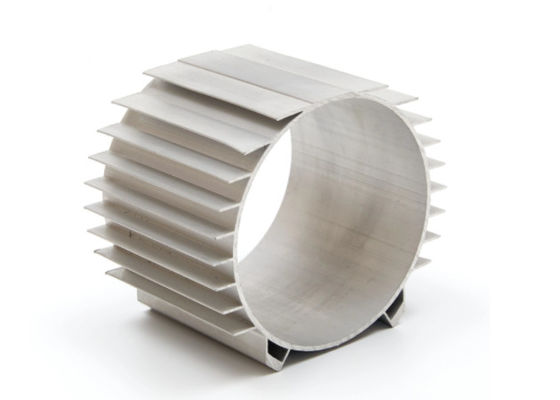Profil Aluminium Industri Shell Motor Listrik Anodized 6063 T5