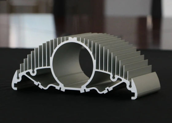 Ekstrusi Heatsink Aluminium Pendingin Udara Besar Mesin Cnc