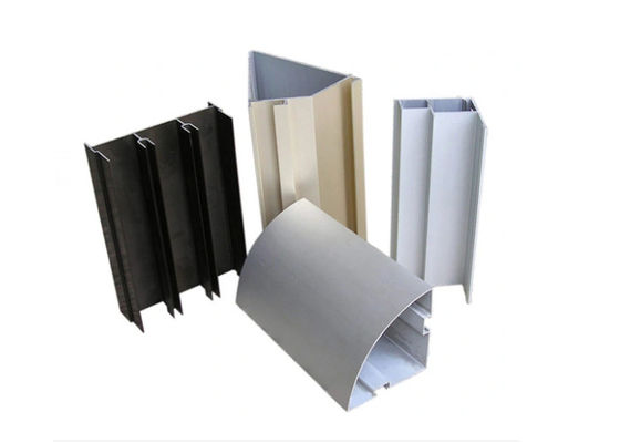 6005 Konstruksi Anodized Aluminium Profil Ekstrusi Bagian Disesuaikan