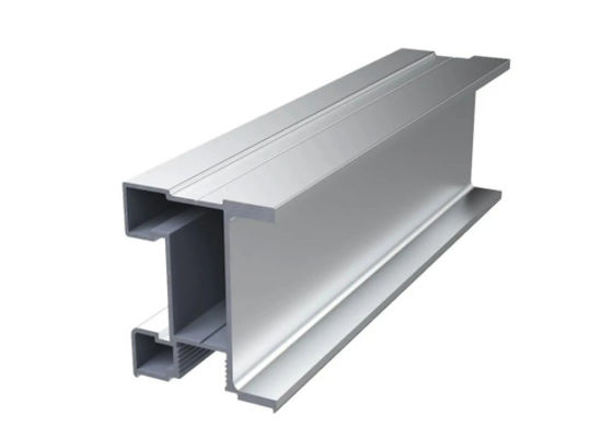 Profil Ekstrusi Aluminium Sliver Anodized 6063 T6 GB 5237-2008