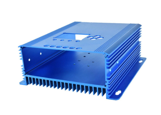 6060 Aluminium Extrusion Heatsink Case Dilapisi Elektroforesis
