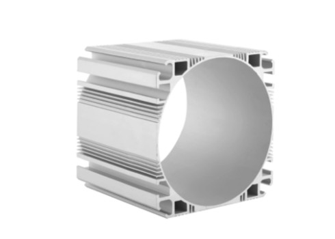 T6 Disesuaikan 6005 Profil Aluminium Industri Shell Motor Listrik / Silinder Pneumatik