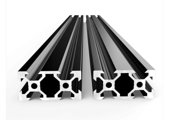6061 Profil Ekstrusi Aluminium T Slot Disesuaikan Ketahanan Korosi Tinggi