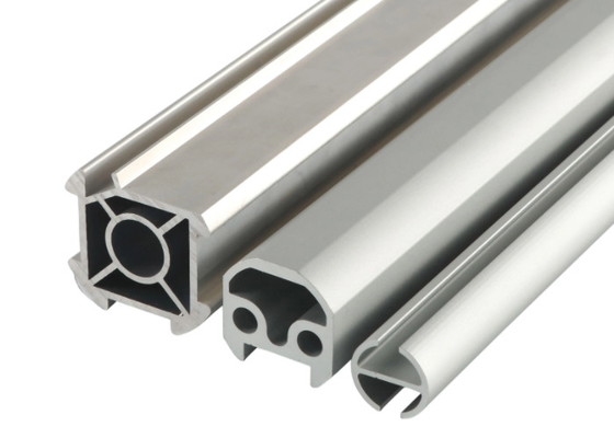 Ketahanan Aus 6061 T6 Sistem Bingkai Aluminium Ekstrusi