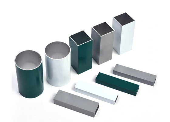 6061 Aluminium Extrusion Profile Powder Painted / Anodized Untuk Lift