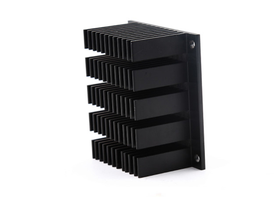 Profil Ekstrusi Heatsink Aluminium Anodized Alodine 6061 Alloy T5 Temper