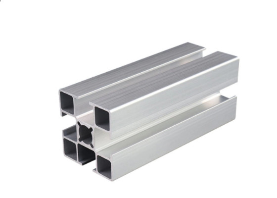 Profil Ekstrusi Aluminium Industri yang Disesuaikan Drawbench T Slot Frame