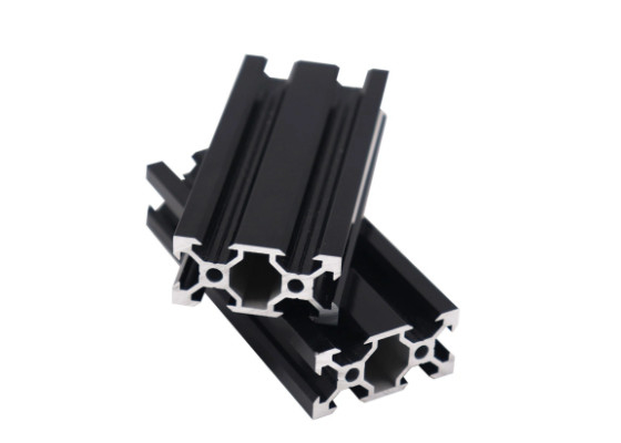 V - Slot 6005 Profil Ekstrusi Aluminium Industri Perawatan Permukaan Anodized